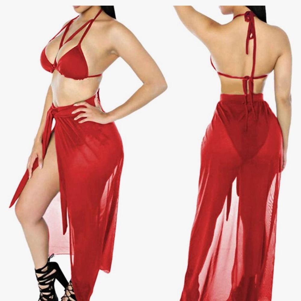 Sexy xl 3pc bathing suit! Plus sized 12-14